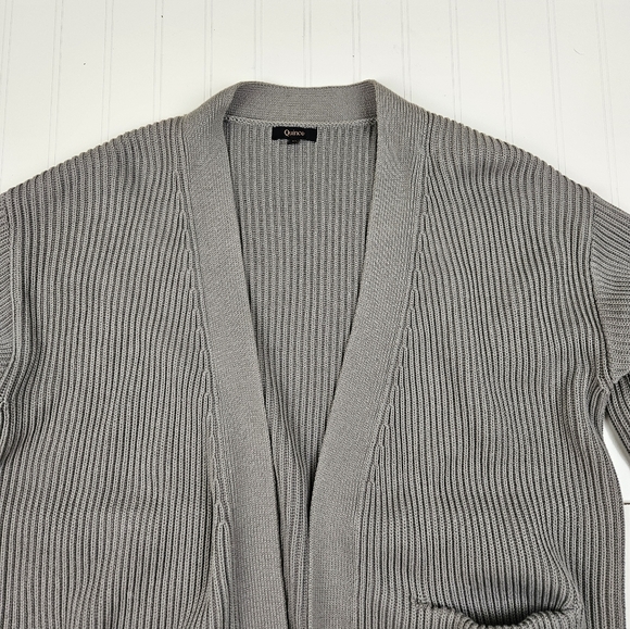 Quince Gray Women's Cardigan Sweater - Picture 3 of 10
